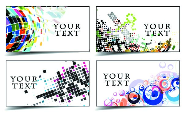 free vector 24 beautiful and practical business card templates vector